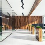 interior environment of a commercial building